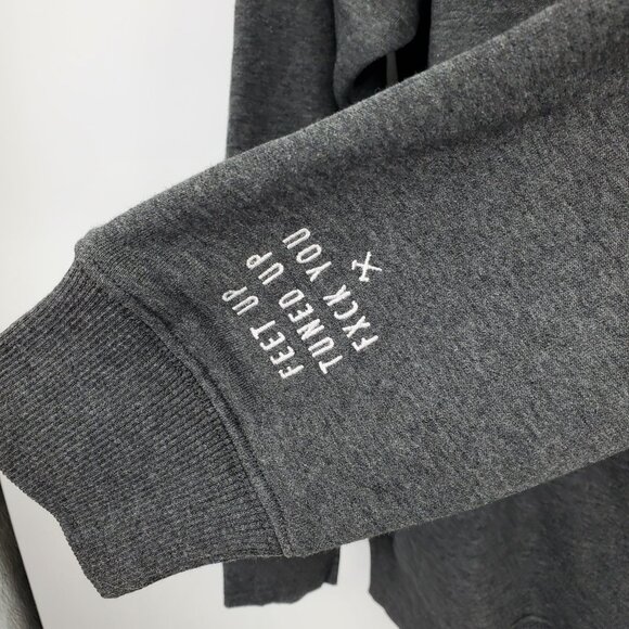 NWT All American Roughneck Here To Work Easy Living French Terry Hoodie Small - Picture 6 of 12